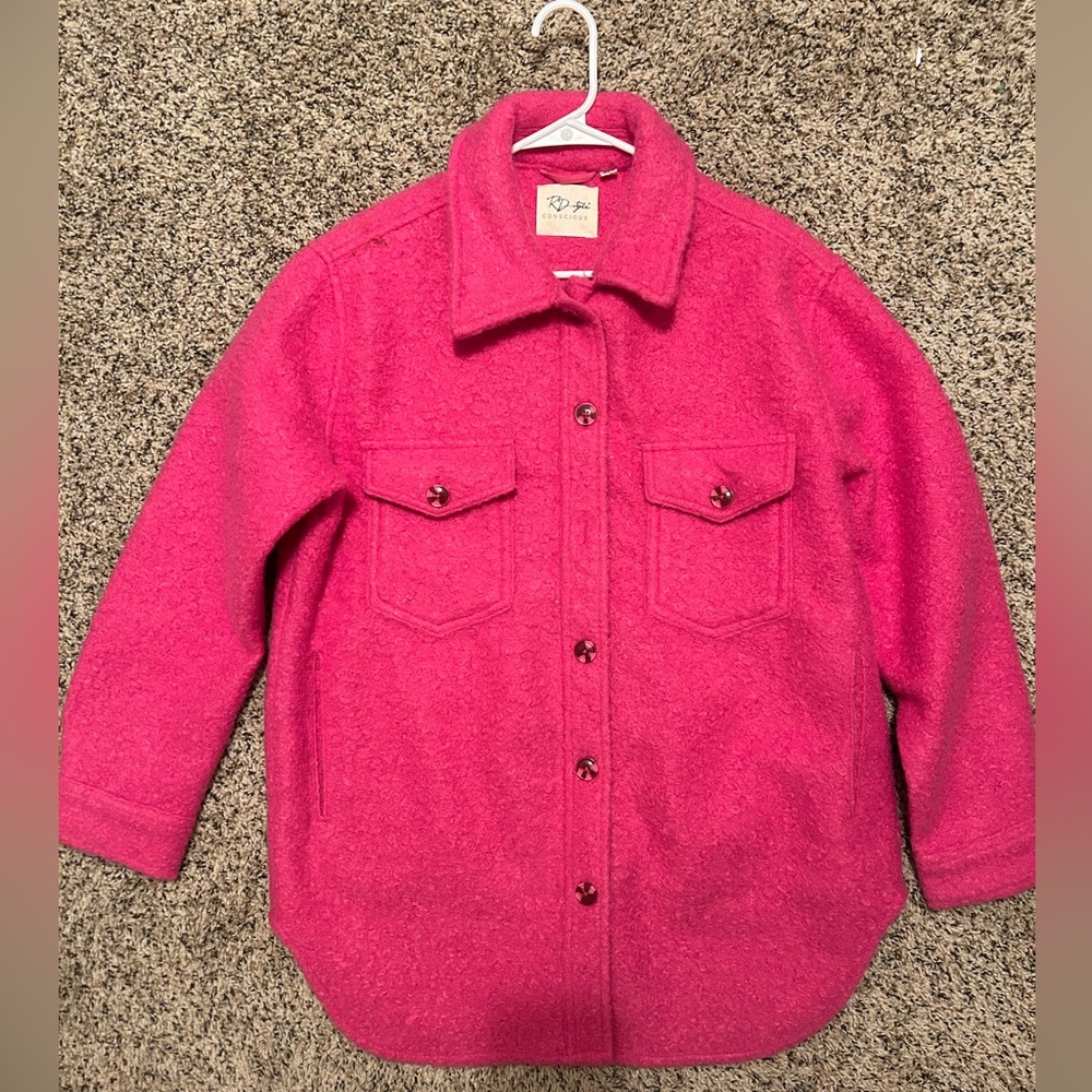 LIKE NEW! Pink Shacket